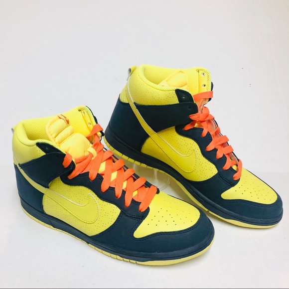 nike dunk high voltage yellow